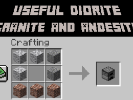 Useful Diorite, Granite, and Andesite