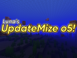 Luna's UpdateMize o5 banner, with nautili in water.