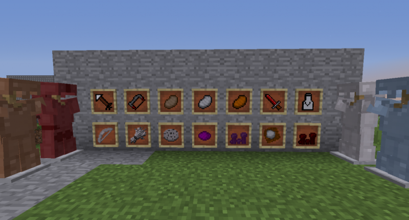 Some of the items in the mod