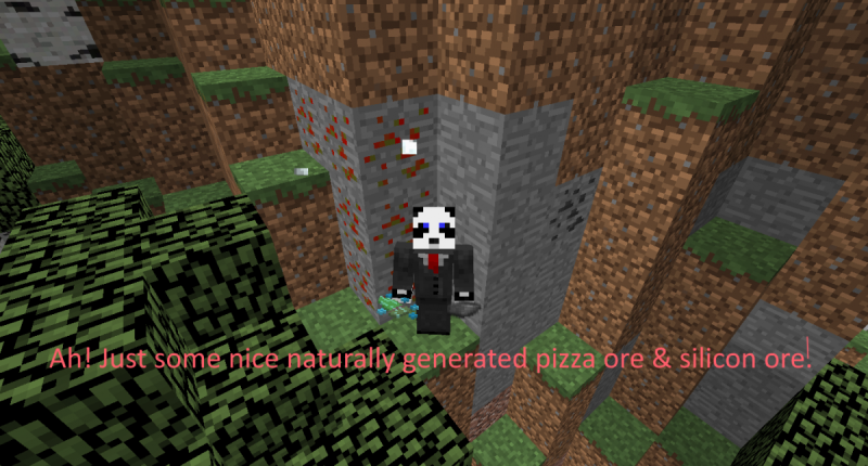 Easy to find Just some nice natural generated ores for me!