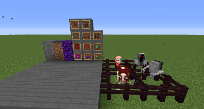 All blocks, items and mobs