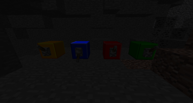 Buggy Color Blocks 4 Color blocks and blue one is powered