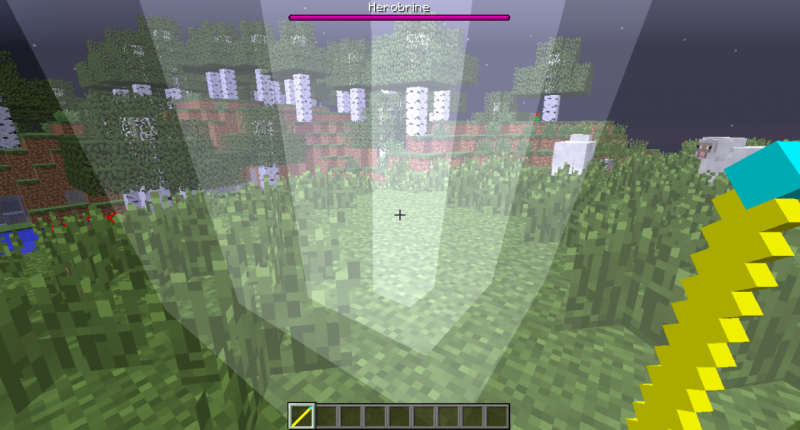 herobrine in fog