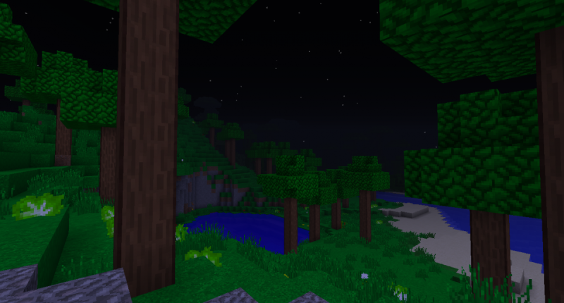 One of the new biomes: Olive Forest