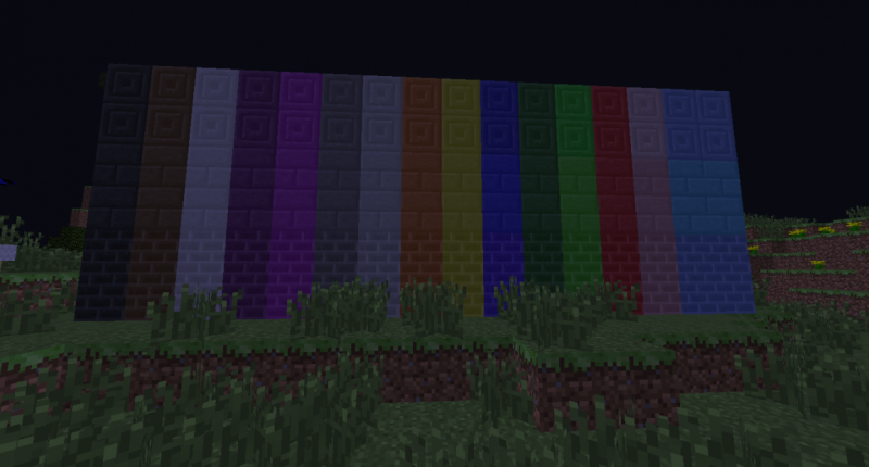 Colored Bricks Mod