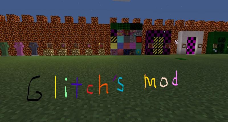 glitch doors  Minecraft Skin