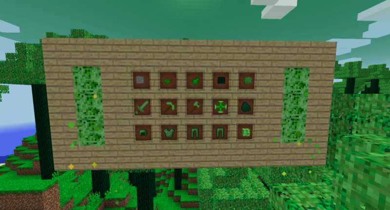 A New ore that is so helpful for creating various objects! There is also a Biome! Leafonium Mod