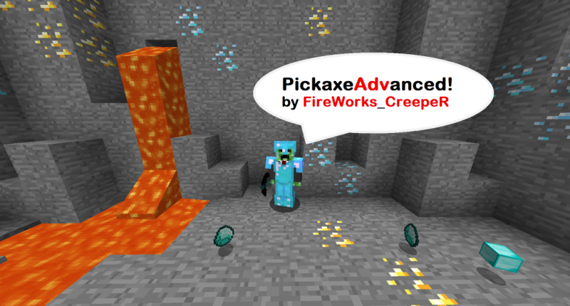 Get pickaxe advanced!
