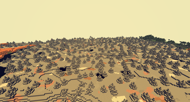 One of the new biomes of the mod.