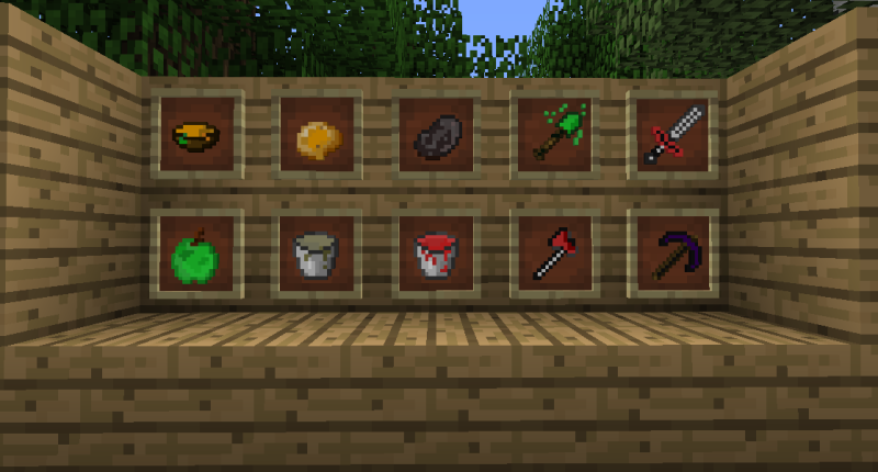All the items in verson 1.0.0