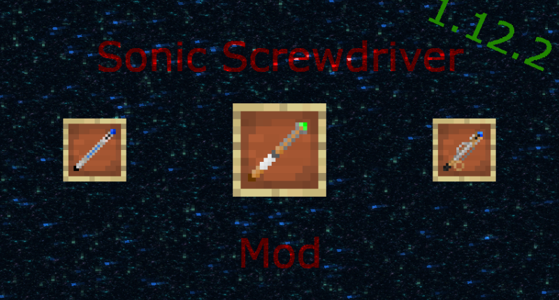 Sonic Screwdriver mod for 1.12.2