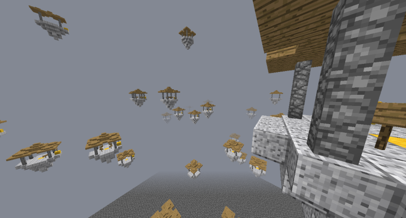 This pictures is the result of a bug with strutcture generation in the new dimension New Structures