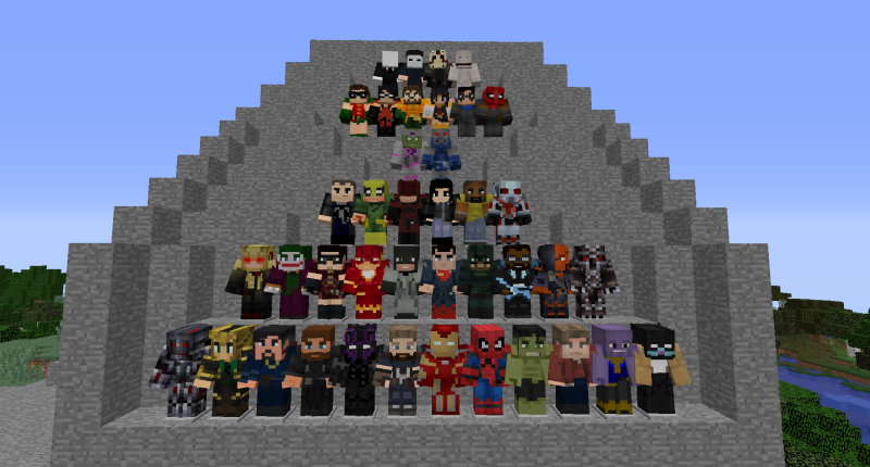 Just a few of the characters in this mod. [New Mysterio Update]