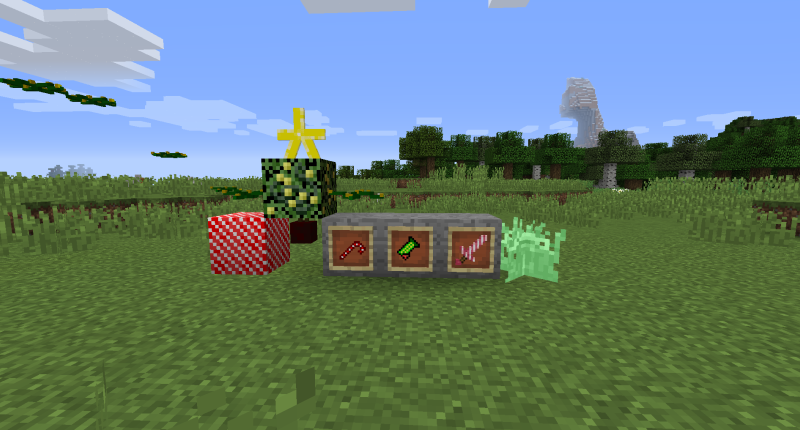 Xmas Decorations Mod Various blocks and items