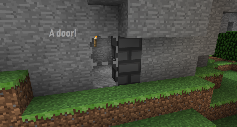 It is really a door!