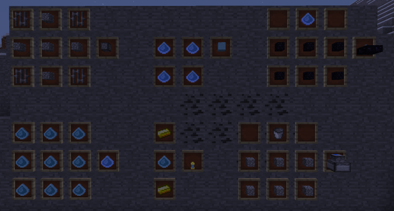 Six helpful crafting recipies for various items and blocks