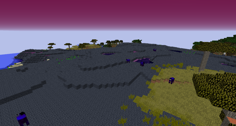 A shadow biome that invaded the Overworld!