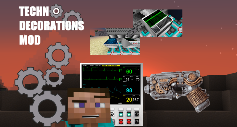 Techno Decorations Mod | MCreator