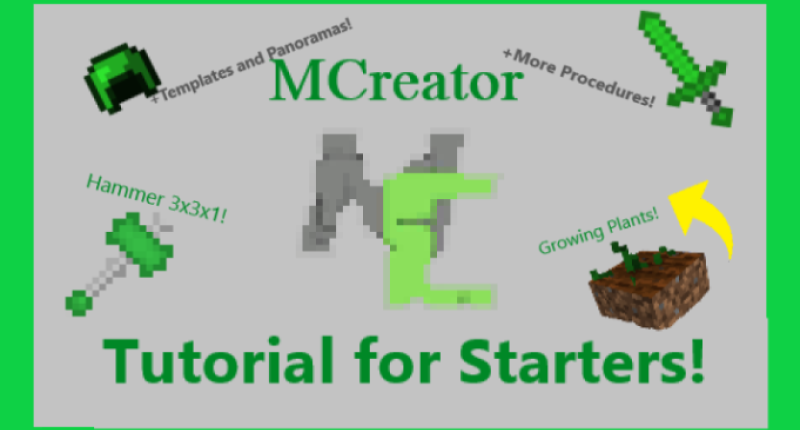 mcreator tutorial tool 1.7.10