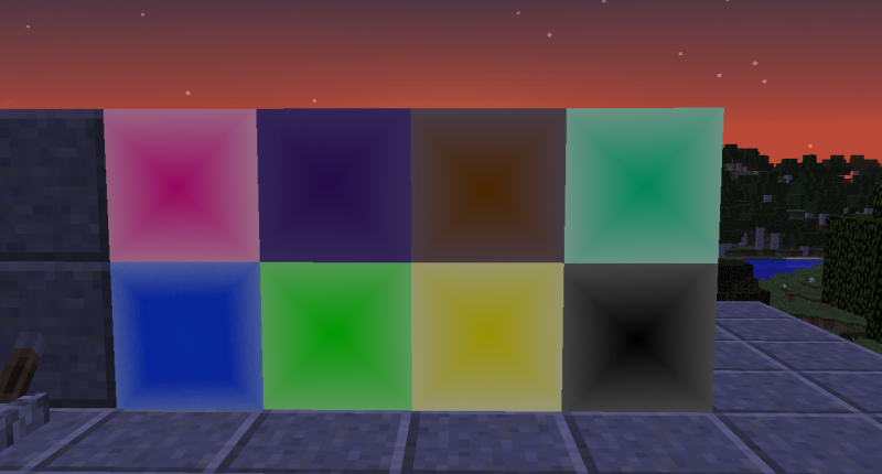 This picture shows gradient blocks
