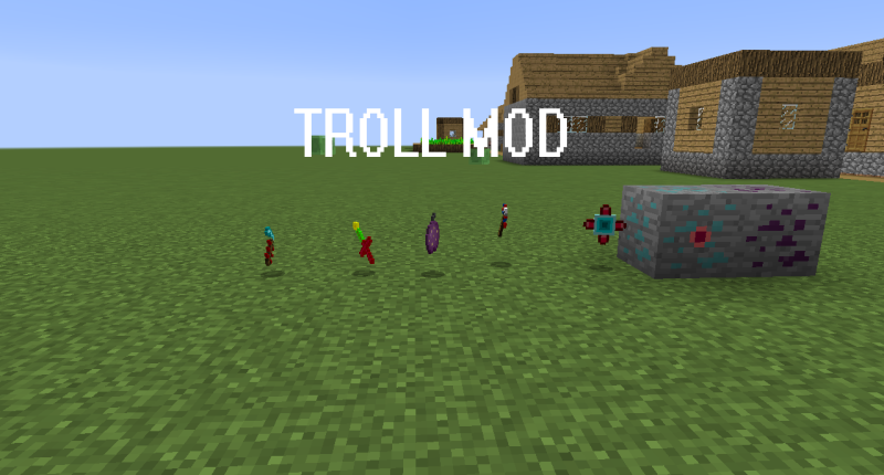 The screenshot of troll mod