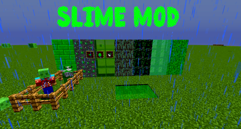 this is the Slime Mod mit all elements and blocks
