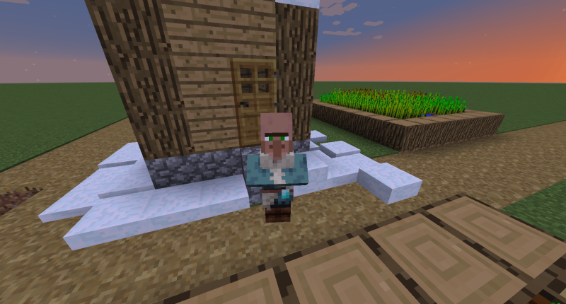 Snow Wanderer A new villager that spawn in cold biomes