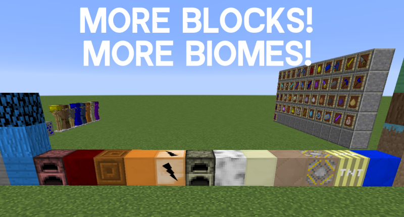 Blocks for you to craft and use!