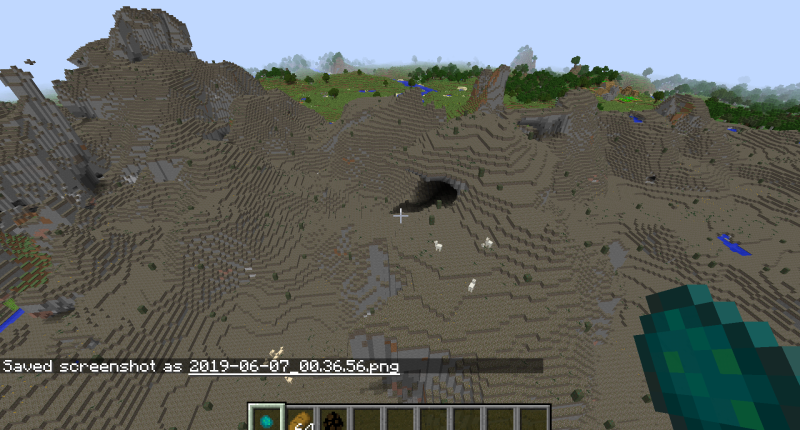 Mountain Biome -with Mountain Berry in hand Mountain Biome -with Mountain Berry in hand