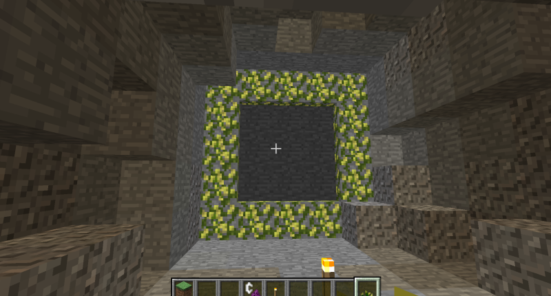 Endless Cave Portal open Endless Cave Portal open