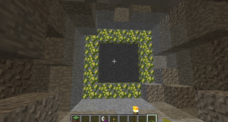 Endless Cave Portal open