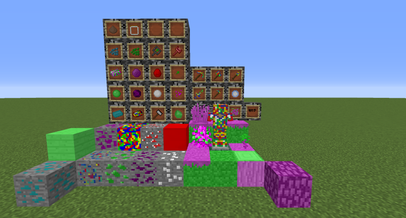 Everything in the mod (except  3 mobs and a biome)