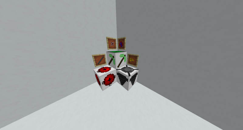 All blocks and items