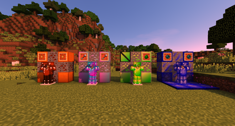 All Ores with their Respective Blocks, Armor, and Special Tools