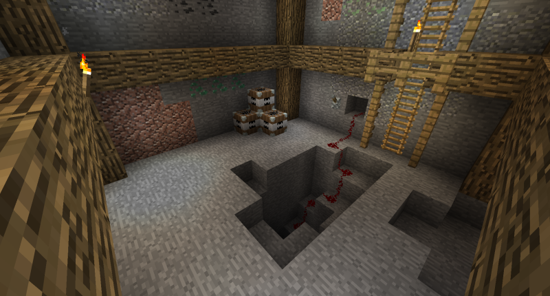 Minecraft 1.2.0 Adds Nitroglycerin, Sulfur, Black Powder, Reinforced Iron, and the Blasting Explosive; a new form of TNT for mining. Blasting Explosive