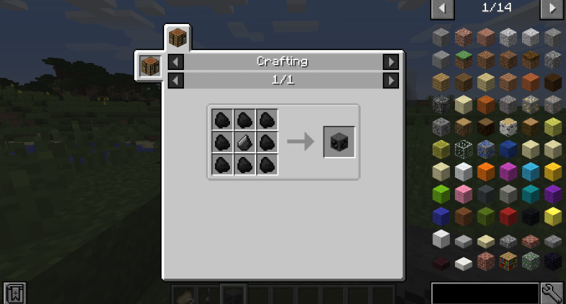 Crafting the Gravel Converter