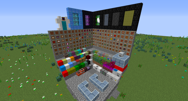All blocks\items\portals\machines in picture
