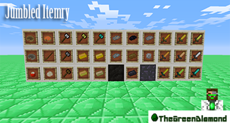 New items, blocks or tools made from existing items.