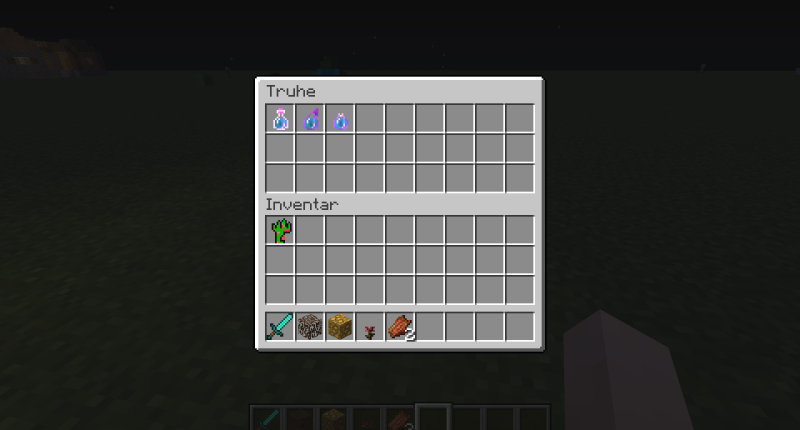 the Zombie potion will spawn zombie when drinking and splashing Zombie potion