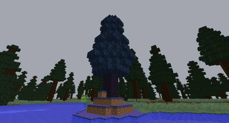 Mystical tree in the new dimension