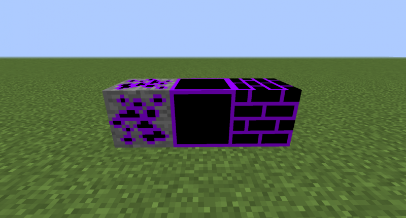 Blocks included in the mod.