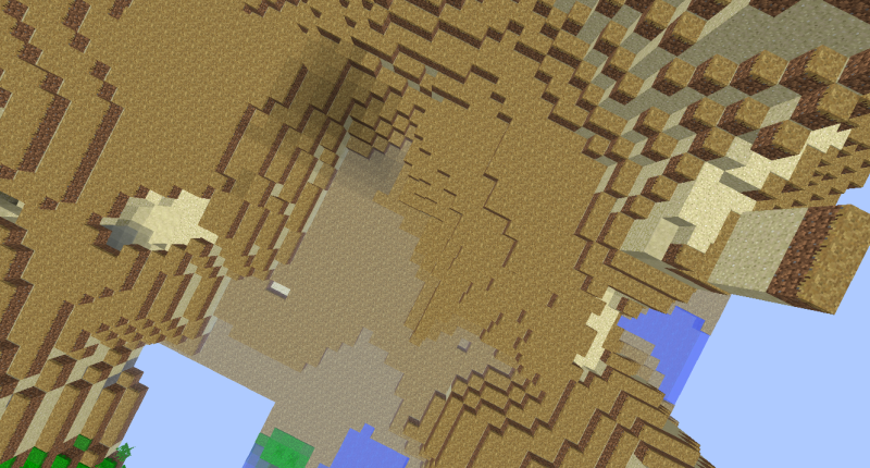 A common biome called the egg lands watch out for its deceving mobs!