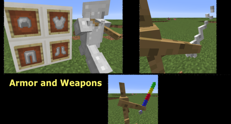 The new cloud armor, rainbow sword, and cloud sword!