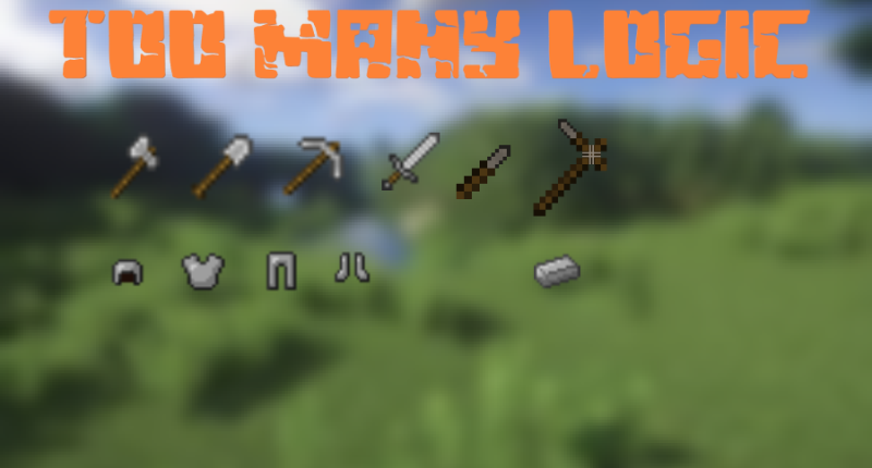 Steel tools and new tools. AND MANY RECIPES for this and MORE (This picture is from the first version now there are more elements)