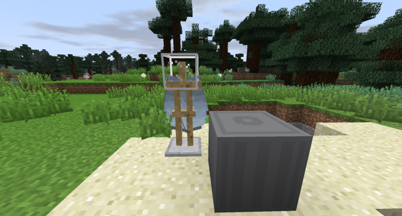 The launcher, space helmet and elytra