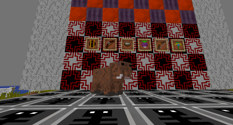 Many of the new blocks and items with the new mob the Wild Boar.