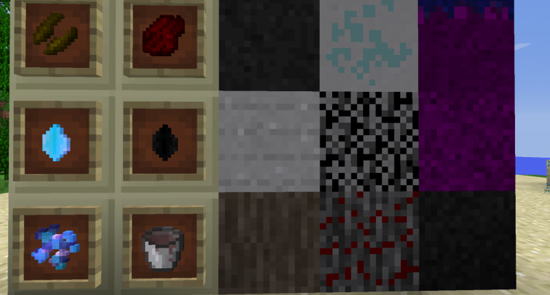 A Few Blocks and Items