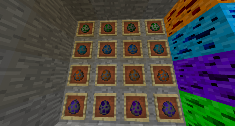 The Mobs {if some eggs look the same color The Mobs not same mobs}