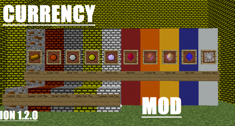 All of the stuff in the mod.