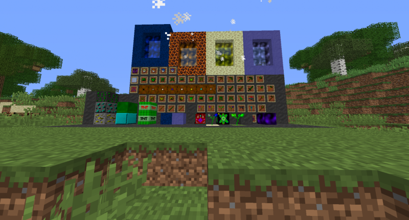 All The Items And The Block Worlds Materials Ores Armor & Tools